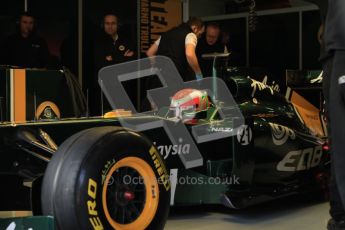 World © Octane Photographic 2011. Formula 1 testing Wednesday 9th March 2011 Circuit de Catalunya. Lotus T124 - Jarno Trulli. Digital ref : 0020LW7D0848