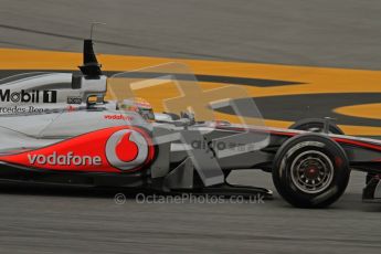 World © Octane Photographic 2011. Formula 1 testing Wednesday 9th March 2011 Circuit de Catalunya. McLaren MP4/26 - Lewis Hamilton. Digital ref : 0020LW7D8568