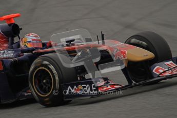 World © Octane Photographic 2011. Formula 1 testing Wednesday 9th March 2011 Circuit de Catalunya. Toro Rosso STR6 - Sebastien Buemi. Digital ref : 0020LW7D8672