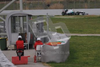 World © Octane Photographic 2011. Formula 1 testing Wednesday 9th March 2011 Circuit de Catalunya. Mercedes MGP W02 - Nico Rosberg. Digital ref : 0020LW7D8695