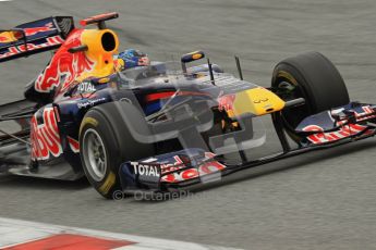 World © Octane Photographic 2011. Formula 1 testing Wednesday 9th March 2011 Circuit de Catalunya. Red Bull RB7 - Sebastian Vettel. Digital ref : 0020LW7D8917