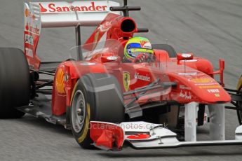 World © Octane Photographic 2011. Formula 1 testing Wednesday 9th March 2011 Circuit de Catalunya. Ferrari 150° Italia - Felipe Massa. Digital ref : 0020LW7D8971