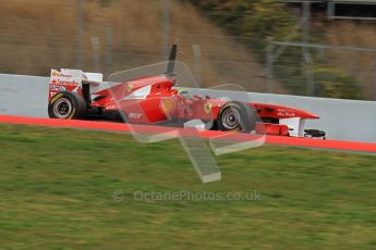 World © Octane Photographic 2011. Formula 1 testing Wednesday 9th March 2011 Circuit de Catalunya. Ferrari 150° Italia - Felipe Massa. Digital ref : 0020LW7D9075