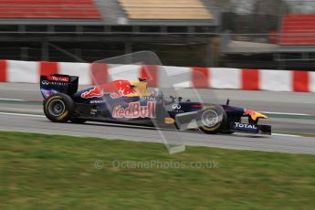 World © Octane Photographic 2011. Formula 1 testing Wednesday 9th March 2011 Circuit de Catalunya. Red Bull RB7 - Sebastian Vettel. Digital ref : 0020LW7D9153