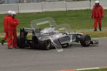 World © Octane Photographic 2011. Formula 1 testing Wednesday 9th March 2011 Circuit de Catalunya. Williams FW33 - Pastor Maldonado. Digital ref : 0020LW7D9265