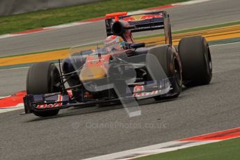 World © Octane Photographic 2011. Formula 1 testing Wednesday 9th March 2011 Circuit de Catalunya. Toro Rosso STR6 - Sebastien Buemi. Digital ref : 0020LW7D9645