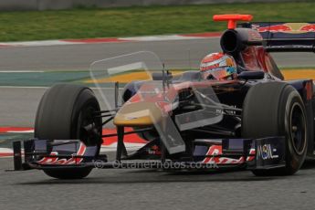 World © Octane Photographic 2011. Formula 1 testing Wednesday 9th March 2011 Circuit de Catalunya. Toro Rosso STR6 - Sebastien Buemi. Digital ref : 0020LW7D9898