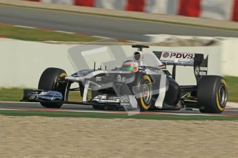 World © Octane Photographic 2011. Formula 1 testing Thursday 10th March 2011 Circuit de Catalunya. Williams FW33 - Rubens Barrichello. Digital ref : 0023cb1d2927