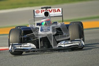 World © Octane Photographic 2011. Formula 1 testing Thursday 10th March 2011 Circuit de Catalunya. Williams FW33 - Rubens Barrichello. Digital ref : 0023cb1d2943