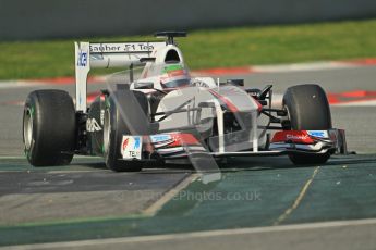 World © Octane Photographic 2011. Formula 1 testing Thursday 10th March 2011 Circuit de Catalunya. Sauber C30 - Sergio Perez. Digital ref : 0023cb1d2989