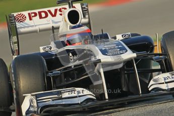 World © Octane Photographic 2011. Formula 1 testing Friday 11th March 2011 Circuit de Catalunya. Williams FW33 - Rubens Barrichello. Digital ref : 0022CB1D3315