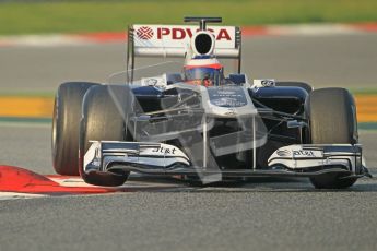 World © Octane Photographic 2011. Formula 1 testing Friday 11th March 2011 Circuit de Catalunya. Williams FW33 - Rubens Barrichello. Digital ref : 0022CB1D3336