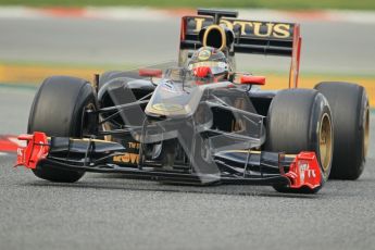 World © Octane Photographic 2011. Formula 1 testing Friday 11th March 2011 Circuit de Catalunya. Renault R31 - Nick Heidfeld. Digital ref : 0022CB1D3477