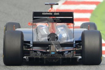 World © Octane Photographic 2011. Formula 1 testing Friday 11th March 2011 Circuit de Catalunya. Virgin MVR-02 - Jerome d'Ambrosio. Digital ref : 0022CB1D3718