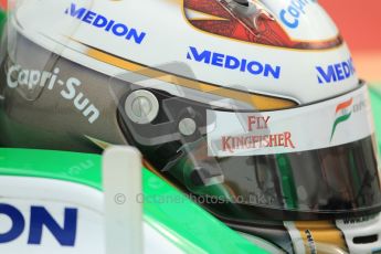 World © Octane Photographic 2011. Formula 1 testing Friday 11th March 2011 Circuit de Catalunya. Force India VJM04 - Adrian Sutil. Digital ref : 0022CB1D3820