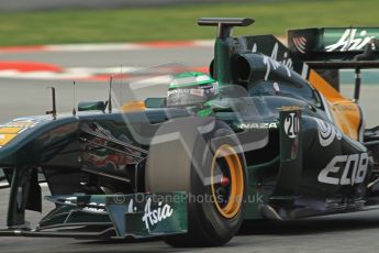 World © Octane Photographic 2011. Formula 1 testing Friday 11th March 2011 Circuit de Catalunya. Lotus T124 - Heikki Kovalainen. Digital ref : 0022LW7D2025