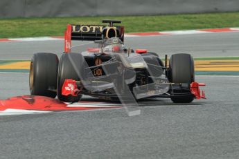 World © Octane Photographic 2011. Formula 1 testing Friday 11th March 2011 Circuit de Catalunya. Renault R31 - Nick Heidfeld. Digital ref : 0022LW7D2489