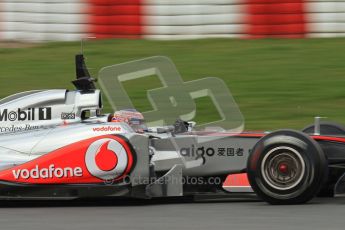 World © Octane Photographic 2011. Formula 1 testing Friday 11th March 2011 Circuit de Catalunya. McLaren MP4/26 - Jenson Button. Digital ref : 0022LW7D2889