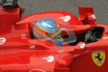 World © Octane Photographic 2011. Formula 1 testing Friday 11th March 2011 Circuit de Catalunya. Ferrari 150° Italia - Fernando Alonso. Digital ref : 0022LW7D3448