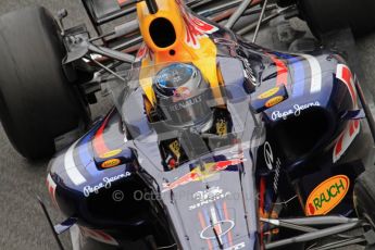 World © Octane Photographic 2011. Formula 1 testing Friday 11th March 2011 Circuit de Catalunya. Red Bull RB7 - Sebastian Vettel. Digital ref : 0022LW7D3551