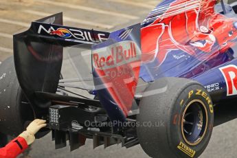 World © Octane Photographic 2011. Formula 1 testing Tuesday 8th March 2011 Circuit de Catalunya. Toro Rosso STR6 - Sebastien Buemi. Digital ref : 0017CB1D0277