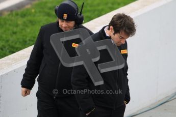 World © Octane Photographic 2011. Formula 1 testing Tuesday 8th March 2011 Circuit de Catalunya. Pirelli. Digital ref : 0017CB1D0297