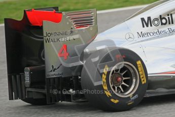 World © Octane Photographic 2011. Formula 1 testing Tuesday 8th March 2011 Circuit de Catalunya. McLaren MP4/26 - Jenson Button. Digital ref : 0017CB1D0378