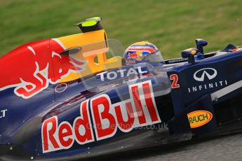World © Octane Photographic 2011. Formula 1 testing Tuesday 8th March 2011 Circuit de Catalunya. Red Bull RB7 - Mark Webber. Digital ref : 0017CB1D0004