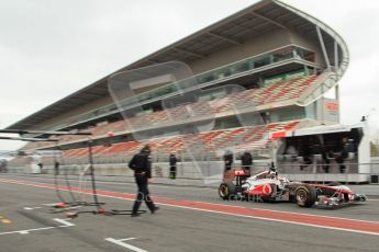 World © Octane Photographic 2011. Formula 1 testing Tuesday 8th March 2011 Circuit de Catalunya. Digital ref : 0017CB1D1386