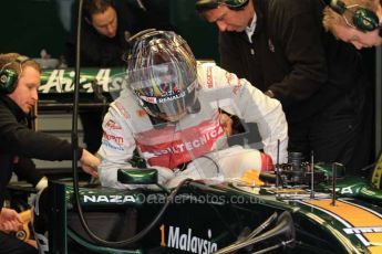 World © Octane Photographic 2011. Formula 1 testing Tuesday 8th March 2011 Circuit de Catalunya. Lotus T124 - Davide Valsecchi.  Digital ref : 0017LW7D6145