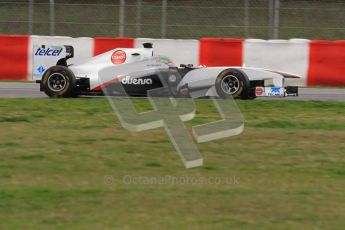 World © Octane Photographic 2011. Formula 1 testing Tuesday 8th March 2011 Circuit de Catalunya. Sauber C30 - Sergio Perez. Digital ref : 0017LW7D6811