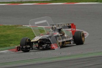 © Octane Photographic 2011. Formula 1 testing Tuesday 8th March 2011 Circuit de Catalunya. Renault R31 - Nick Heidfeld. Digital ref : 0017LW7D7349