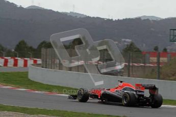World © Octane Photographic 2011. Formula 1 testing Tuesday 8th March 2011 Circuit de Catalunya. Virgin MVR-02 - Jerome d'Ambrosio. Digital ref : 0017LW7D7674