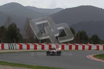 World © Octane Photographic 2011. Formula 1 testing Tuesday 8th March 2011 Circuit de Catalunya. Virgin MVR-02 - Jerome d'Ambrosio. Digital ref : 0017LW7D7681