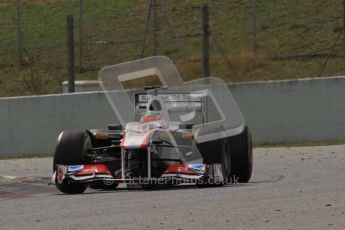 World © Octane Photographic 2011. Formula 1 testing Tuesday 8th March 2011 Circuit de Catalunya. Sauber C30 - Sergio Perez. Digital ref : 0017LW7D7860