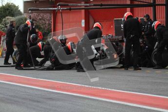 World © Octane Photographic 2011. Formula 1 testing Tuesday 8th March 2011 Circuit de Catalunya. Virgin MVR-02 - Jerome d'Ambrosio. Digital ref : 0017LW7D8239