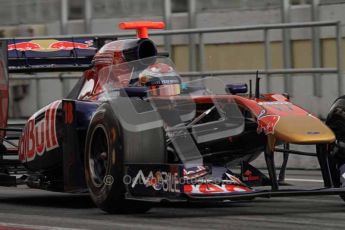 World © Octane Photographic 2011. Formula 1 testing Tuesday 8th March 2011 Circuit de Catalunya. Toro Rosso STR6 - Sebastien Buemi. Digital ref : 0017LW7D8308