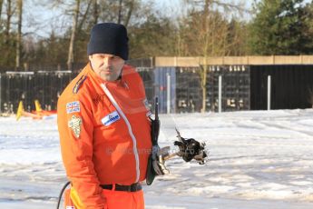 World © Octane Photographic Ltd. BMMC trainee marshals’ fire training day, Donington Park. 26th January 2013. Digital Ref : 0568cb7d5685