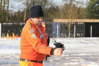 World © Octane Photographic Ltd. BMMC trainee marshals’ fire training day, Donington Park. 26th January 2013. Digital Ref : 0568cb7d5689