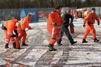 World © Octane Photographic Ltd. BMMC trainee marshals’ fire training day, Donington Park. 26th January 2013. Digital Ref : 0568cb7d5915