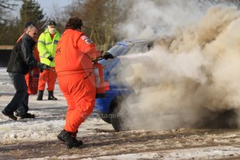 World © Octane Photographic Ltd. BMMC trainee marshals’ fire training day, Donington Park. 26th January 2013. Digital Ref : 0568cb7d5923