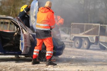 World © Octane Photographic Ltd. BMMC trainee marshals’ fire training day, Donington Park. 26th January 2013. Digital Ref : 0568cb7d5965