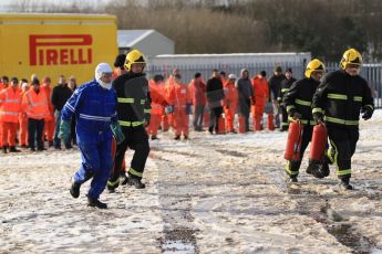 World © Octane Photographic Ltd. BMMC trainee marshals’ fire training day, Donington Park. 26th January 2013. Digital Ref : 0568cb7d5974
