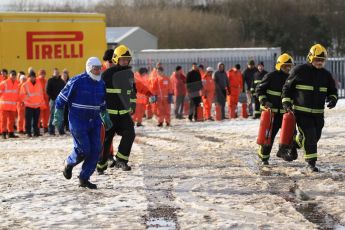 World © Octane Photographic Ltd. BMMC trainee marshals’ fire training day, Donington Park. 26th January 2013. Digital Ref : 0568cb7d5974