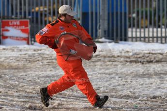 World © Octane Photographic Ltd. BMMC trainee marshals’ fire training day, Donington Park. 26th January 2013. Digital Ref : 0568cb7d6027