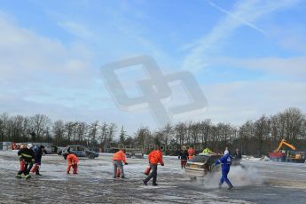 World © Octane Photographic Ltd. BMMC trainee marshals’ fire training day, Donington Park. 26th January 2013. Digital Ref : 0568lw1d7288