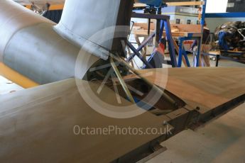 World © Octane Photographic Ltd. 28th July 2015 de Havilland Museum, Salisbury Hall, UK. De Havilland Mosquito DH.98 Prototype E-0234/W4050. Digital Ref :
