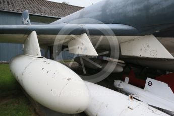 World © Octane Photographic Ltd. 28th July 2015 de Havilland Museum, Salisbury Hall, UK. De Havilland Sea Vixen  FAW.2 DH.110 XJ565. Digital Ref :