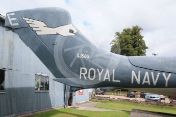 World © Octane Photographic Ltd. 28th July 2015 de Havilland Museum, Salisbury Hall, UK. De Havilland Sea Vixen  FAW.2 DH.110 XJ565. Digital Ref :