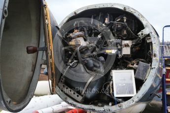 World © Octane Photographic Ltd. 28th July 2015 de Havilland Museum, Salisbury Hall, UK. De Havilland Sea Vixen  FAW.2 DH.110 XJ565. Digital Ref :